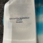 Lands' End Cotton Jersey Sleeveless Swim Cover-up Rainbow Tie-Dye Size Medium M Photo 6