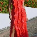 Anthropologie NWOT-  Hutch Claira dress size S- Coral Photo 0