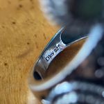 Real Turquoise Sterling Silver Kachina Doll Ring Size 6 Green Photo 5