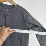 Commense Gray Crew Neck Single Button Front Knit Cardigan S NWT Photo 7