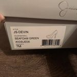 Jessica Simpson “Devin” Platform Heels Size 7 Seafoam Green Suede NEW Photo 11