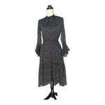 Donna Karan  Black Label Black and White Long Sleeve Dress Size 00 Photo 6