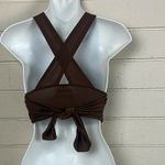 Urban Outfitters  Brown Tie Back Top size XS Photo 6