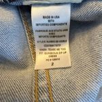 Alice + Olivia  Jeans Blue Denim Mini Dress Size 2 Zipper‎ Front Pockets Belted Photo 14