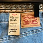 Levi's NWT  Mile High Super Skinny Distressed Raw Hem Jean, 29 Photo 7