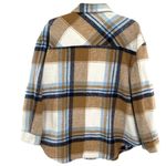 Urban Daizy  Oversized Plaid Flannel Button Down Shirt Jacket Shacket Photo 7