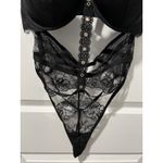 Victoria's Secret Victoria Secret Bombshell Black Lace & Grommet Push-Up Teddy Size Xtra Large XL Photo 4