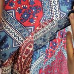 Ba&sh USSO FRAMBOISE MIXED PRINT HI LOW RUFFLE DRESS FRAMBOISE 0 USA 4 Photo 10