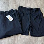 Pretty  garden Black Activewear Set Photo 1