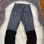 Lululemon Wunder Under Stirrup Leggings Womens Size 6 Heather Gray /Black Photo 7