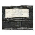 We The Free  Charcoal Black Whiskered Stretch Skinny‎ Jeans Denim Women Size 28 Photo 5