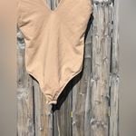 Free People  Keep It Sleek Bodysuit in Tan Photo 5