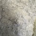 Maeve  by ANTHROPOLOGIE Ivory 3D Design Floral Top Photo 3