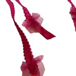 For Love & Lemons Floral Button Garter Belt Magenta XXS New Photo 3