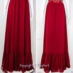 Altar'd State NEW  red sequin maxi formal dress,‎ size M Photo 6