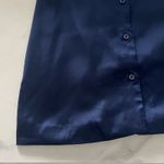 LIONESS  Mirror Image Mini dress Satin Blue Size XS Retro boho chic party event Photo 7