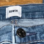 Woman’s Edwin Blue High Rise Bree Crop Jeans Classic Denim Size 30 Photo 1