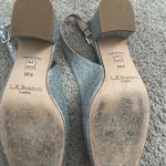 LK Bennett Silver sparkly shoes, low heel Photo 4