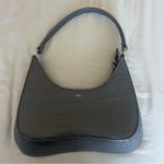 JW Pei  Gray Croc-Embossed Shoulder Bag Photo 1