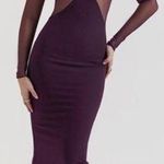 House Of CB NWOT  'Safiya' Long Sleeve Cocktail maxi gown sz S plus cup Photo 0