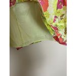 Liz Claiborne Vintage Green and Pink Floral Skirt Women's Size 10 Photo 2