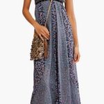 Free People NEW  Forever Time Maxi Dress In Black Combo Size Medium FLAWED Photo 2