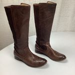 Frye  Brown Leather Melissa Scrunch Tall Boots  Photo 6