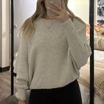 Shrinking Violet Gray Sweater Photo 0