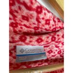 Columbia Pink Red Printed 1/4 Zip Long Sleeve Pullover Women's Size Medium M Photo 4