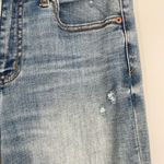 DAZE Womens Light Wash Distressed Straight Leg Mid Photo 2