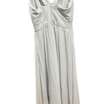 Kennedy Blue Riley Maxi V Neck Sleeveless Dress size 0 Seaglass Green Formal Photo 3