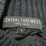 Central Park West Black Chunky Knit Sleeveless Turleneck Sweater Tank Top Size S Photo 2