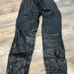 Olivaceous  small faux leather pants Photo 0