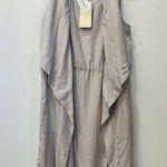 Eliane Rose NWT  Women’s Waterfall Open Front Cardigan Duster Tencel Gray… Photo 0