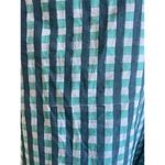 mes filles Wallis Mini Dress in Blue Green Gingham Check Size 1 Small/ Medium Photo 4