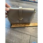 Vera Pelle  made in Italy gold Genuine Leather Shoulder Bag Gold Chain purse Photo 4