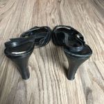 Lulu Guinness Heels sandals leather strappy Black Womens Size 6.5‎ Photo 2