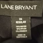 Lane Bryant  26R The Ashley Curvy Fit Bootcut V-Flap Pocket Dress Pants - Funeral Photo 9