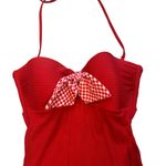 Matilda Jane  Poolside Party Red One Piece Swimsuit, Sz S Photo 5