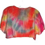 Emma & Sam  Cropped Tie Dye Shirt Photo 1