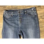 Rock & Roll Cowgirl Rock & Roll Cowgirl High Rise Trouser Flare Jeans Womens 34x30 Button Fly Boho Photo 6