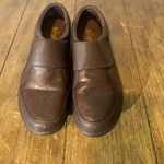 Alegria  EU Size 40 Joleen Clog Brown Leather Monk Strap Loafers Hook/Loop US9.5 Photo 2