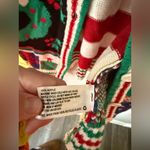Festive Ugly Christmas Sweater Red Green Holiday Cardigan Candy Canes Size S Photo 4