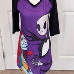 Disney  Nightmare Before Christmas Jack & Sally Retro Short Top XS Cozy Goth Photo 1