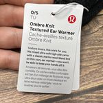 Lululemon Ombre Knit Textured Ear Warmer NWT ONE SIZE (Black Grey) Photo 9