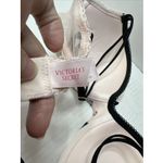 Victoria's Secret  Pink Padded Demi Bra 34C Lace With Bows Photo 3