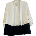 Joie  Lollasa B Colorblock Open Front Scrunch Sleeve Jacket Size 6 Photo 0