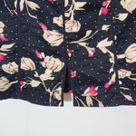 White House | Black Market Black Floral Print Pencil Skirt Size 8 Photo 3
