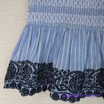 Anthropologie New!  Maeve‎ Smocked Linen Mini Skirt, size XL Photo 10