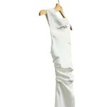 Lulus Effortlessly Sensational White Satin Backless Maxi Dress size XXS NWT Photo 3